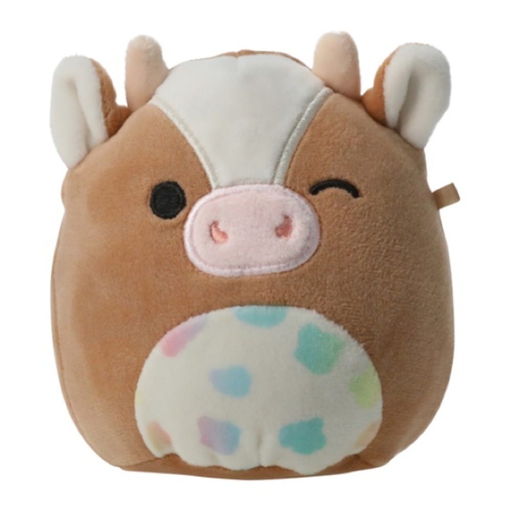 NWT Squishmallows Griella the Cow 5 Inch Easter Plush